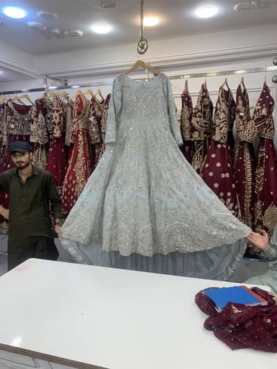Bridal maxi silk