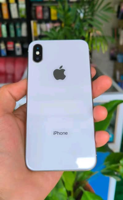 Apple iPhone X 256 GB mein official PTI pro 10 by 10 condition