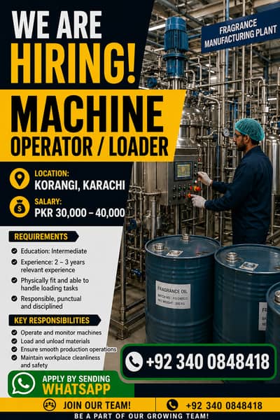 Machine Operator / Loader