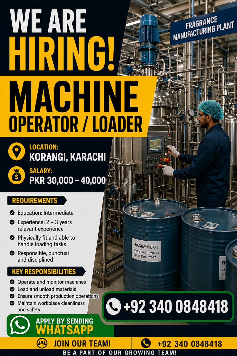 Machine Operator / Loader 0