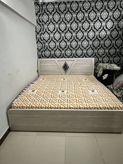 Double bed available without mattress