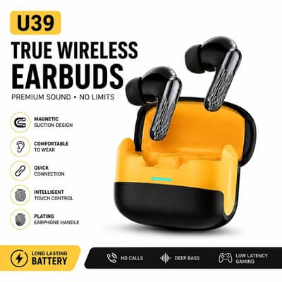 U39 True Wireless Earbuds | Bluetooth 5.3 | HD Sound| Touch Control