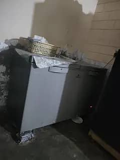 double door deep freezer in excellent condition