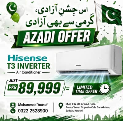 Hisense KB 1 Ton T3 Inverter Air Conditioner