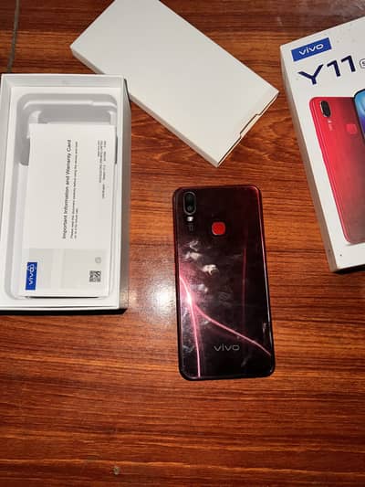 Vivo Y11 Red 3/32 Total Original with box