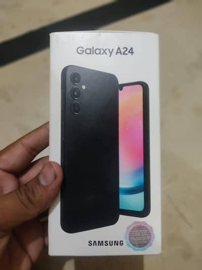 Samsung Mobile A24 with box official PTA Approved