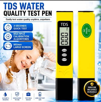Digital TDS Meter for Water dispenser Quality Testing – 3 in 1 TDS