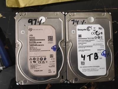 Seagate 4TB SATA Hard Drive – Tested & 100% Working