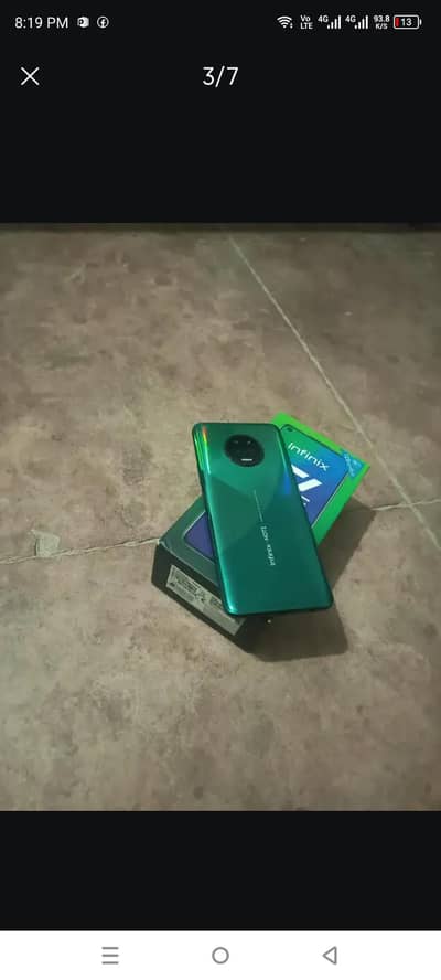 infinix note 7 6/128 with box