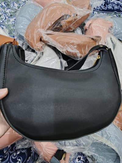 beautiful trendy moon bag.