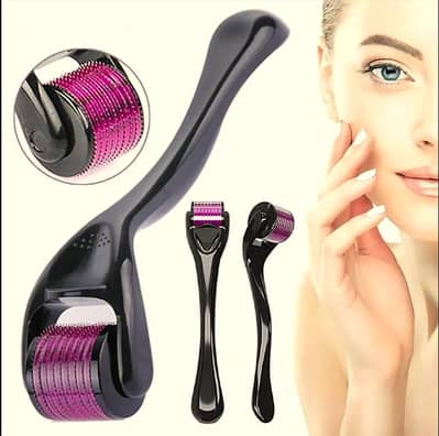 Derma Roller for Hair Growth Black Waterproof Revitalize Skin