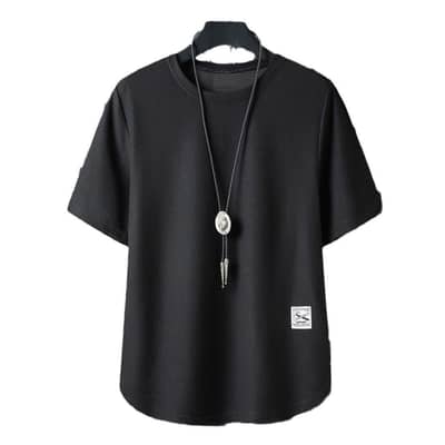 Men Waffle Short Sleeve T-Shirt Loose Breathable Plus Size