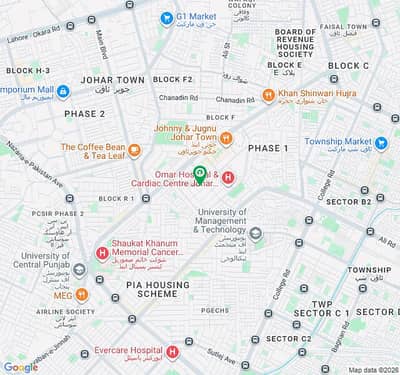 Residential Plot Of 1 Kanal In Johar Town Phase 1 - Block D2 For sale