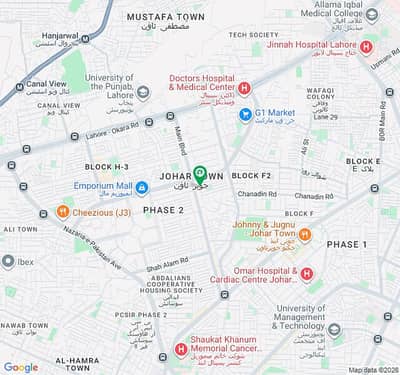 2 Kanal Commercial Plot In Johar Town Phase 2 - Block M Is Best Option