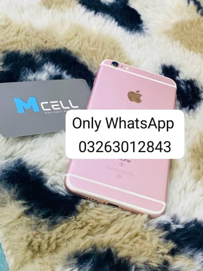 Apple iPhone 6S Plus PTA approved03263012843whatsapp only WhatsApp
