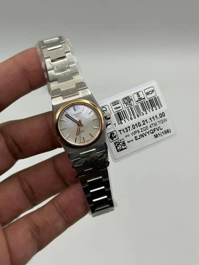 Tissot women's dial Prx and other brand new swiss models