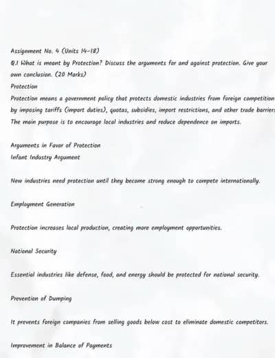 AIOU Assignment