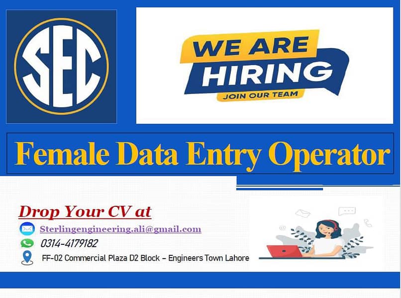 Female Data Entry Operator 0