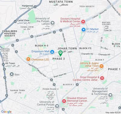 1 Kanal Residential Plot For Sale In Johar Town Phase 2 - Block L