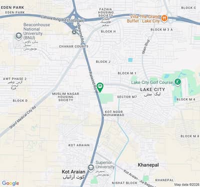 Prominently-Located 15 Kanal Residential Plot Available In Raiwind Road