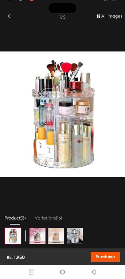 Cosmetics Organiser big size Home decor