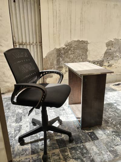 Chair And Laptop Table For Sale