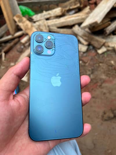 iPhone 12 Pro Max 256 gb pta official approved back break water pack