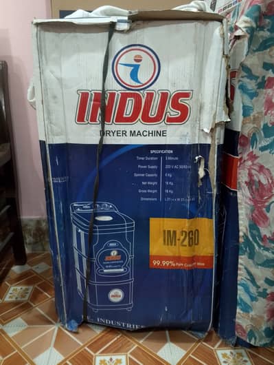 Indus 8 Kg Dryer Machine (IM-260) Selling a – Brand New / Unopened Box