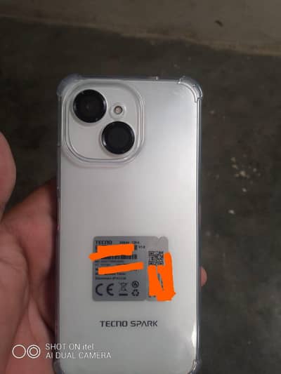 Tecno Spark 40c 4+2/128 6 month warranty 03067669178