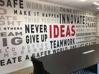 Wall branding | Wallpapers | Glass paper | Wall picture | Feature wall