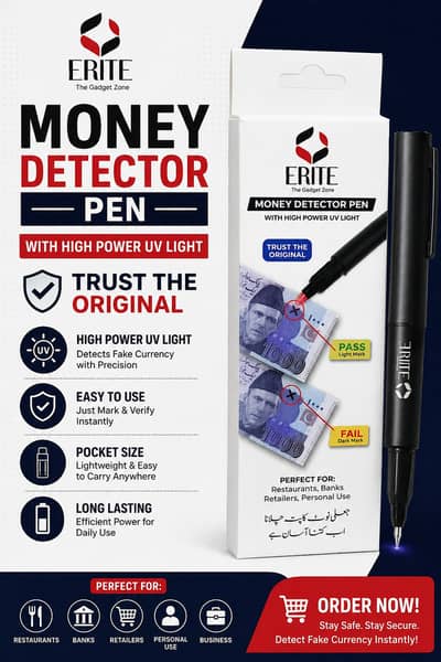 Money checker pen dual option uv light and magical ink, Best Money Pen