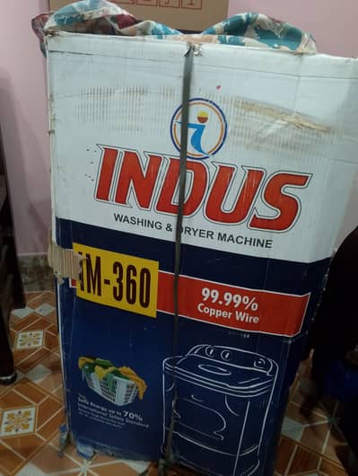 Brand New Indus Washing Machine (IM-360) – Unopened Box