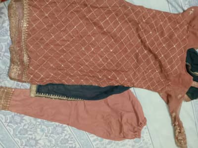 peach pink light color dress