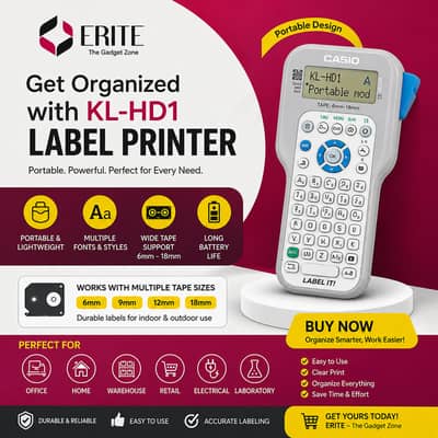 Casio KL HD1 Label printer in Wholesale Price, New Label Printers
