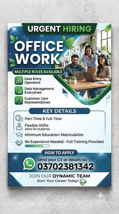 Hiring for office work