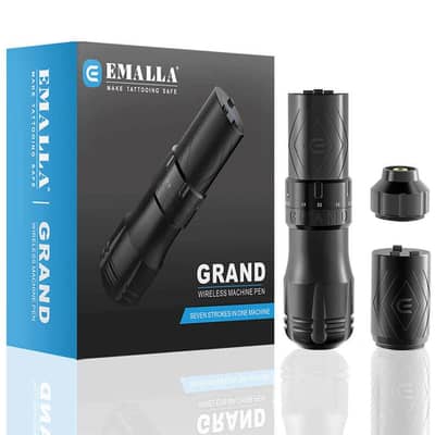 EMALLA Grand G3 Wireless Tattoo Machine | 7 Adjustable Stroke