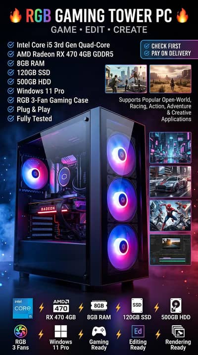 You Can Build Your own PC of lowest Rates with Cash On Delivery
