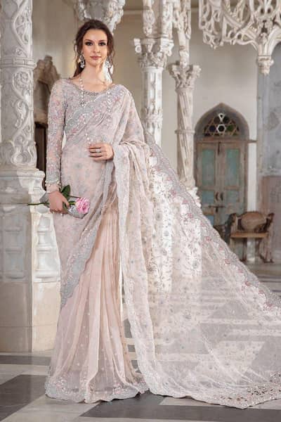 Maria. B inspired unstitched sarree