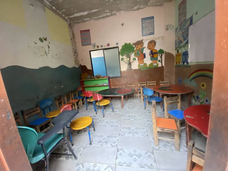 Running school building 5