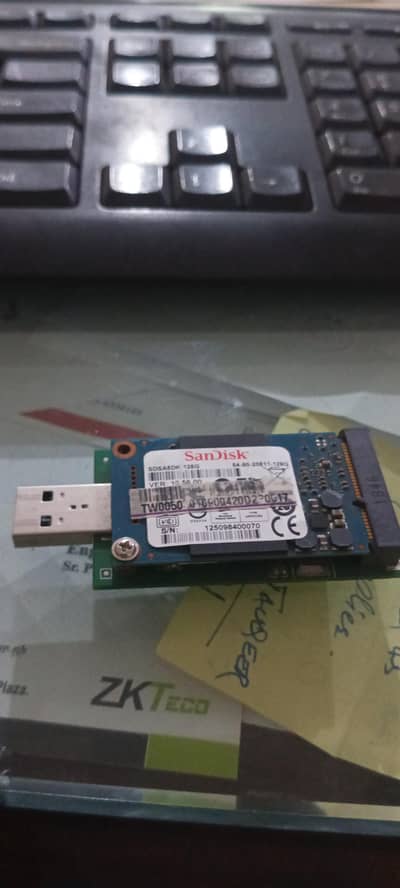 sandisk ssd express slot + usb adapter nvme 128gb