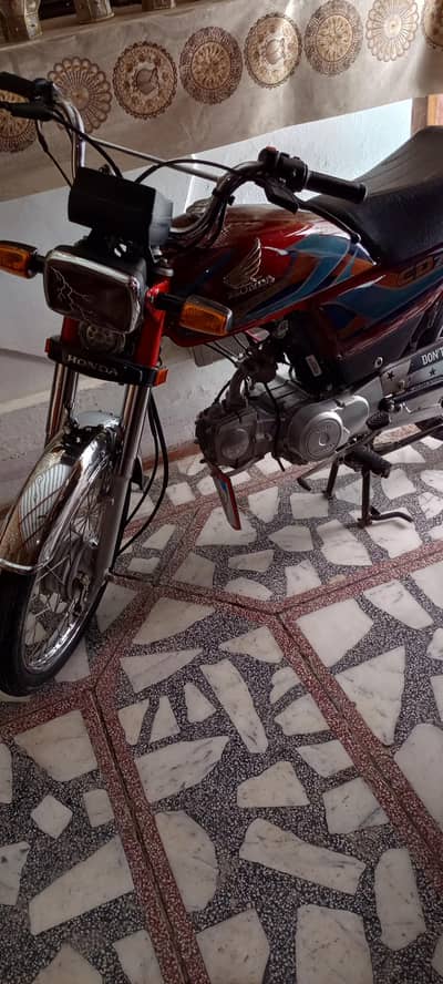 1Honda CD 70cc model 25/26 what's app 03009605405