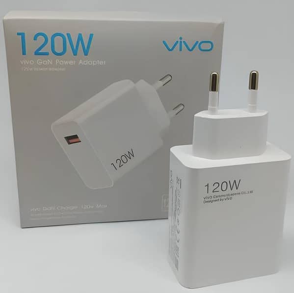 Vivo Original Adapter Ultra Fast Adapter 120 Watt Genuine Adapter Vivo Mobile Fast Charging Speed