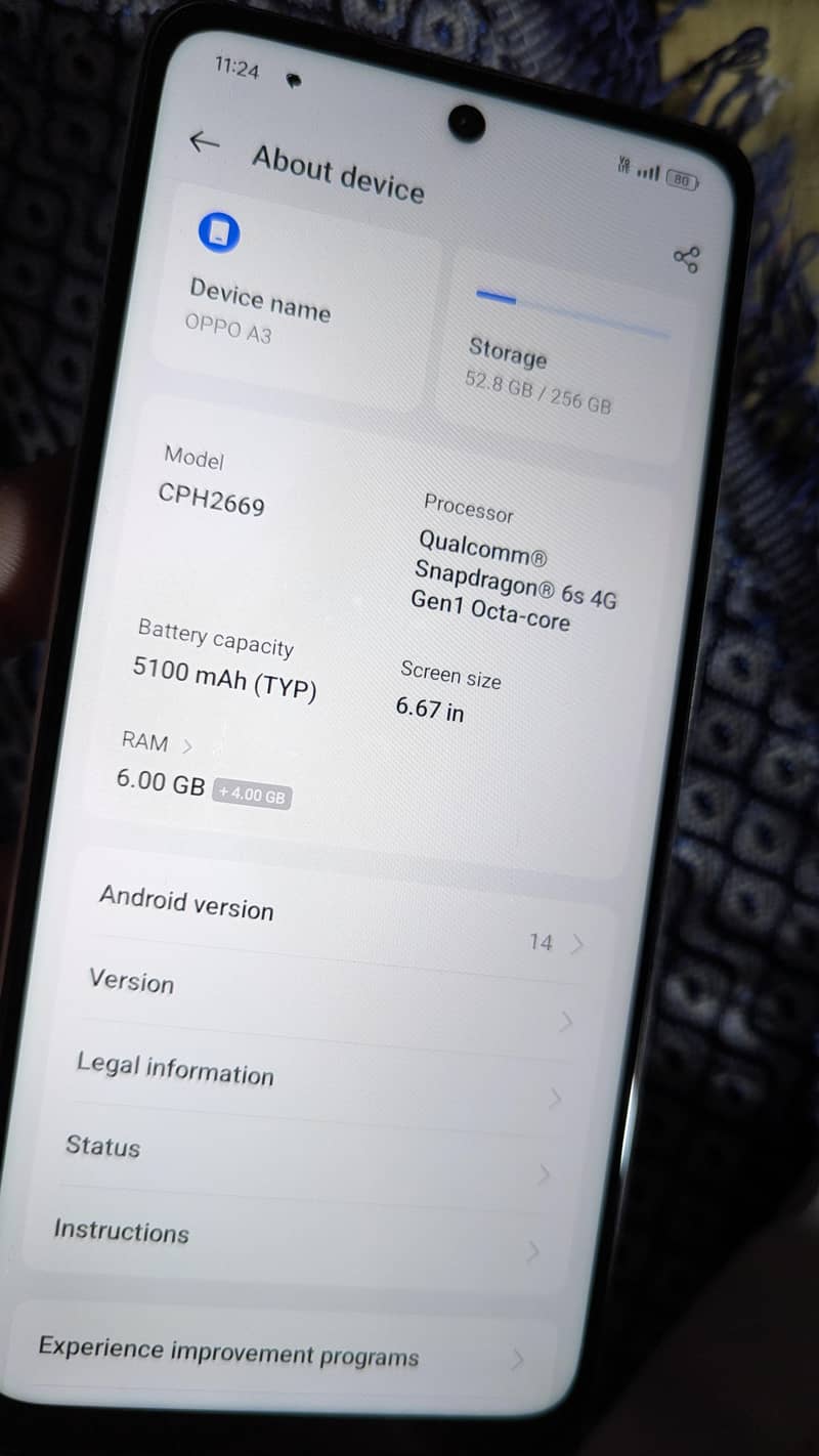 OPPO A3 0