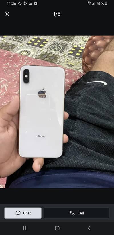 Apple iPhone XS Max 64gb non pta full geniun set hai