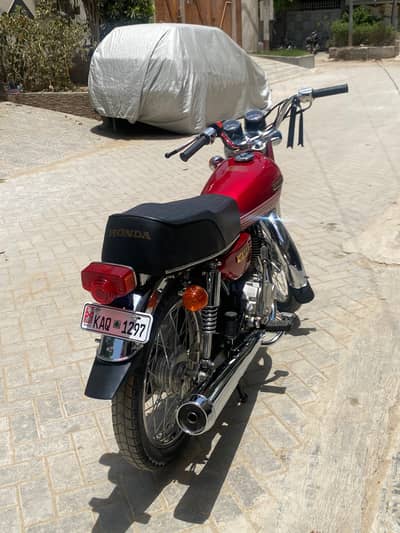 Honda CG 125 1987 model karachi number for sale