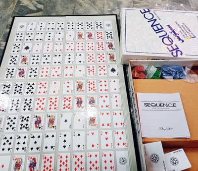 SEQUENCE BOARD GAME HEAVY LAMINATED BOARD BEST QUALITY (NEW)