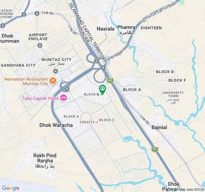 B Block One Kanal Plot Available With Ideal Location Near Mosque,Park & Market
