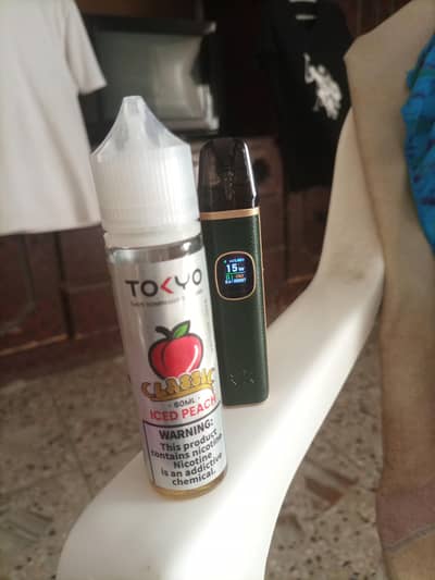 TOKYO ICED PEACH FLAVOUR & Oxva Xlim Pro 2 Vape