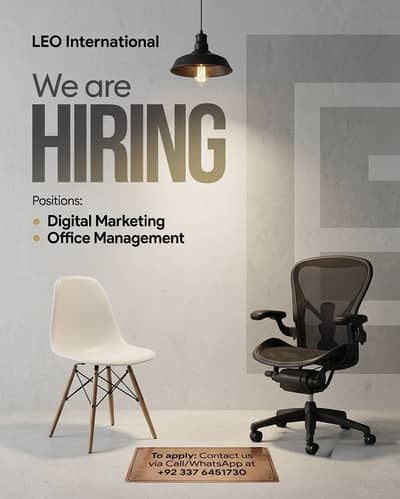 WE ARE HIRING MALE AND FEMALES STAFF FOR ONLINE WORK