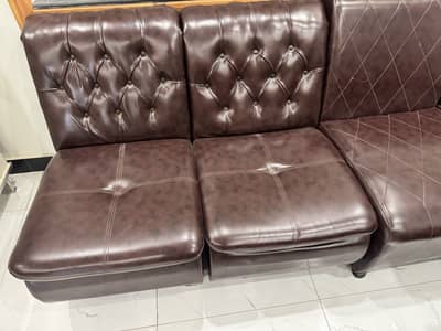 Seven seater sofa